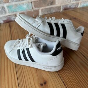 Adidas White and Black Sneakers